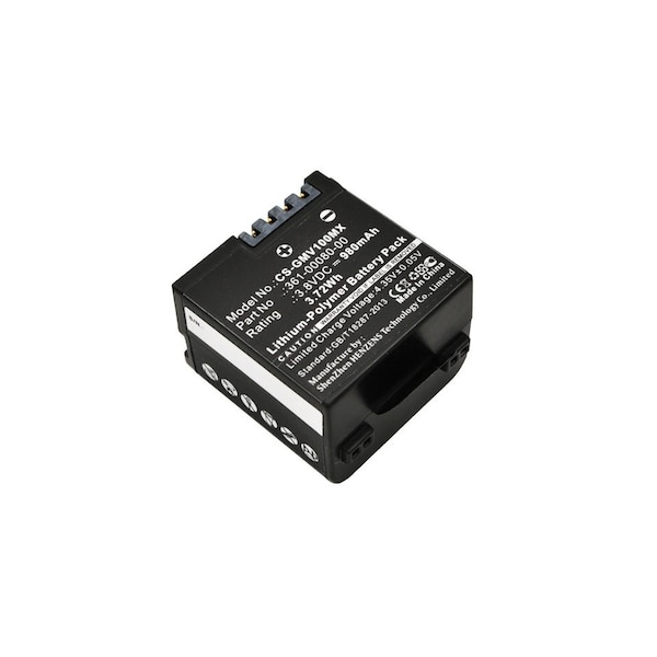 Bsc Preferred Garmin Virb X VIRB XE Virb X Compact Camera Replacement Battery CS-GMV100MX - main